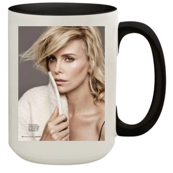 Charlize Theron 15oz Colored Inner & Handle Mug