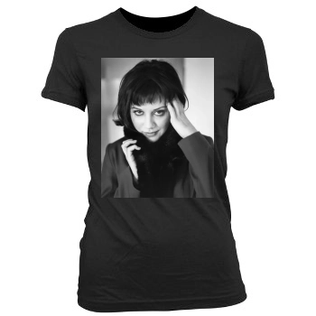 Brittany Murphy Women's Junior Cut Crewneck T-Shirt