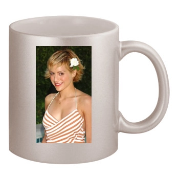 Brittany Murphy 11oz Metallic Silver Mug