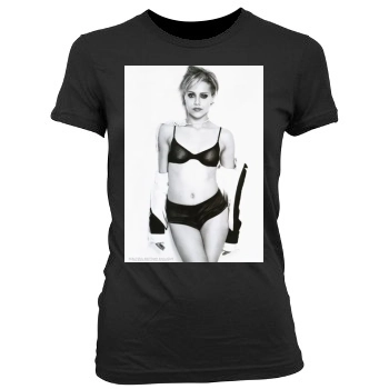 Brittany Murphy Women's Junior Cut Crewneck T-Shirt