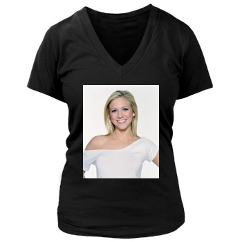 Brittany Snow Women's Deep V-Neck TShirt