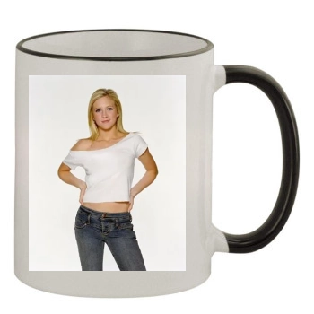 Brittany Snow 11oz Colored Rim & Handle Mug