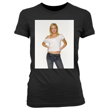 Brittany Snow Women's Junior Cut Crewneck T-Shirt