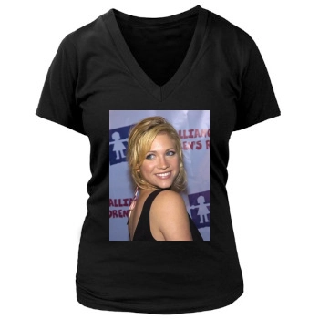 Brittany Snow Women's Deep V-Neck TShirt