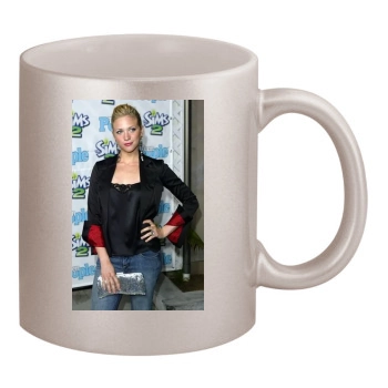 Brittany Snow 11oz Metallic Silver Mug