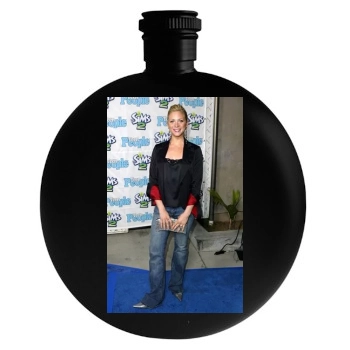 Brittany Snow Round Flask