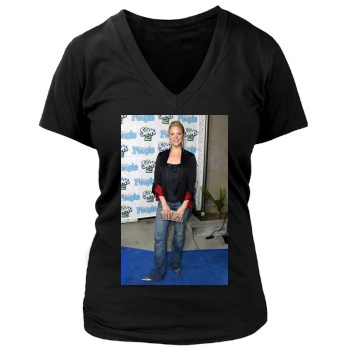 Brittany Snow Women's Deep V-Neck TShirt