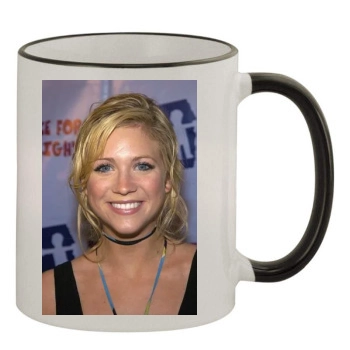 Brittany Snow 11oz Colored Rim & Handle Mug