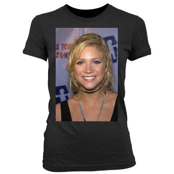 Brittany Snow Women's Junior Cut Crewneck T-Shirt