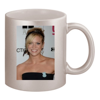 Brittany Snow 11oz Metallic Silver Mug