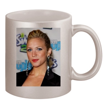 Brittany Snow 11oz Metallic Silver Mug