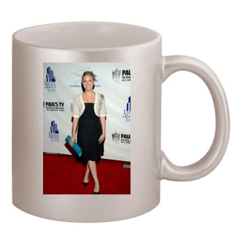 Brittany Snow 11oz Metallic Silver Mug