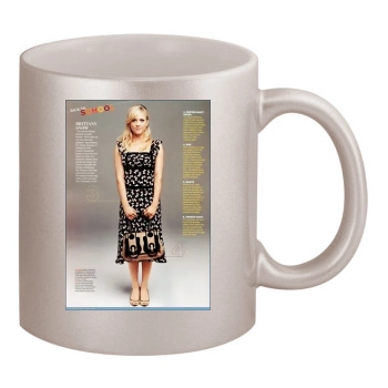 Brittany Snow 11oz Metallic Silver Mug