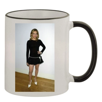 Brittany Snow 11oz Colored Rim & Handle Mug