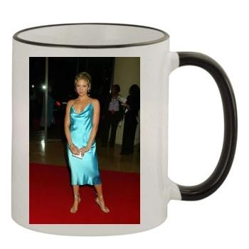 Brittany Snow 11oz Colored Rim & Handle Mug