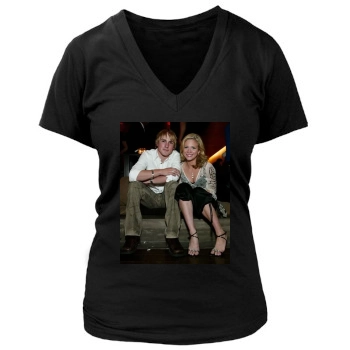 Brittany Snow Women's Deep V-Neck TShirt