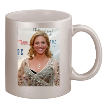 Brittany Snow 11oz Metallic Silver Mug