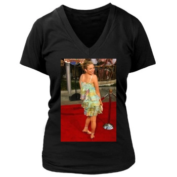 Brittany Snow Women's Deep V-Neck TShirt