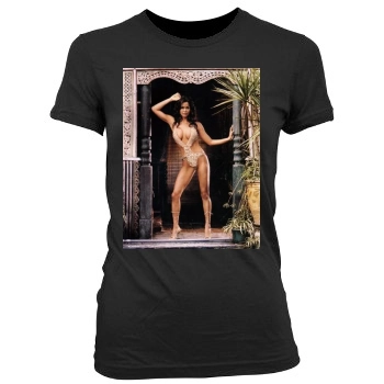 Brooke Burke Women's Junior Cut Crewneck T-Shirt