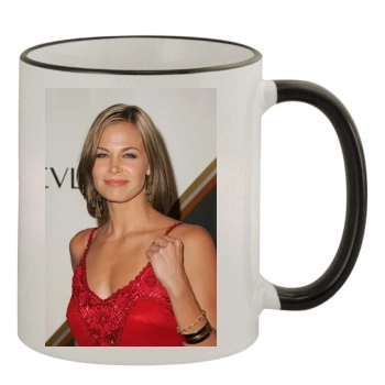 Brooke Burns 11oz Colored Rim & Handle Mug