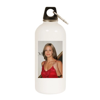 Brooke Burns White Water Bottle With Carabiner