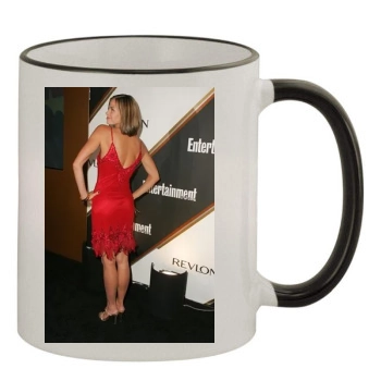 Brooke Burns 11oz Colored Rim & Handle Mug