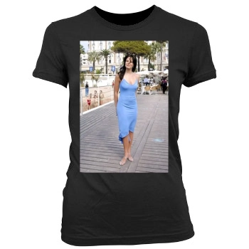 Brooke Burns Women's Junior Cut Crewneck T-Shirt