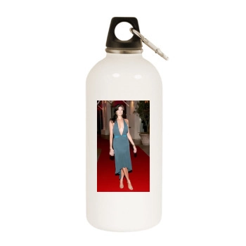 Brooke Burns White Water Bottle With Carabiner