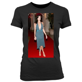 Brooke Burns Women's Junior Cut Crewneck T-Shirt