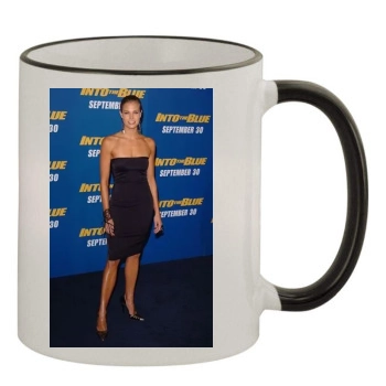 Brooke Burns 11oz Colored Rim & Handle Mug