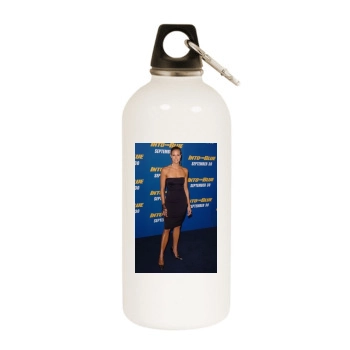 Brooke Burns White Water Bottle With Carabiner