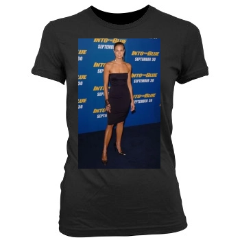 Brooke Burns Women's Junior Cut Crewneck T-Shirt