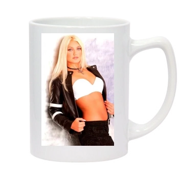 Brooke Hogan 14oz White Statesman Mug