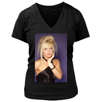 Brooke Hogan Women's Deep V-Neck TShirt