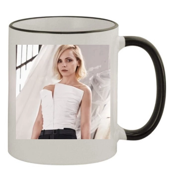 Christina Ricci 11oz Colored Rim & Handle Mug