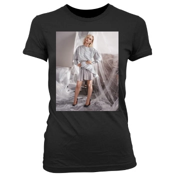 Christina Ricci Women's Junior Cut Crewneck T-Shirt