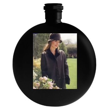 Brooke Shields Round Flask