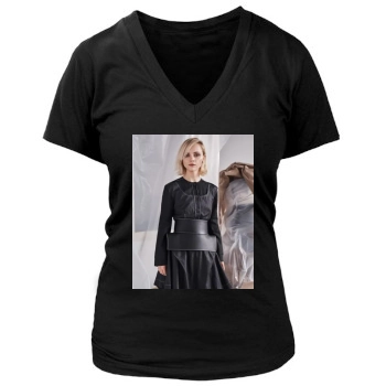 Christina Ricci Women's Deep V-Neck TShirt