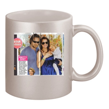 Brooke Shields 11oz Metallic Silver Mug