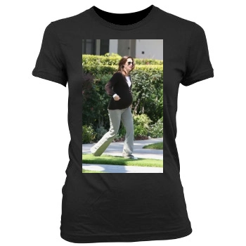 Brooke Shields Women's Junior Cut Crewneck T-Shirt