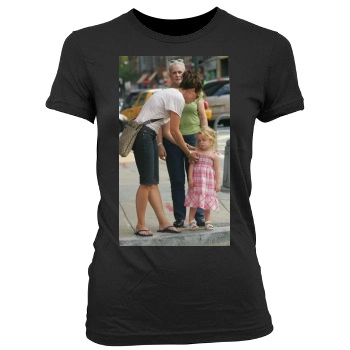 Brooke Shields Women's Junior Cut Crewneck T-Shirt