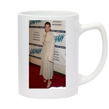 Brooke Shields 14oz White Statesman Mug