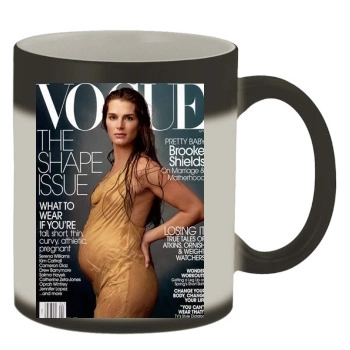 Brooke Shields Color Changing Mug