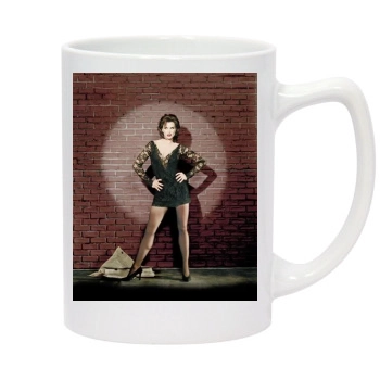 Brooke Shields 14oz White Statesman Mug