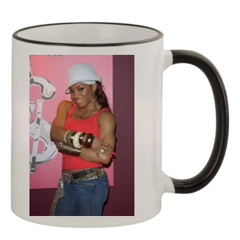 Brooke Valentine 11oz Colored Rim & Handle Mug