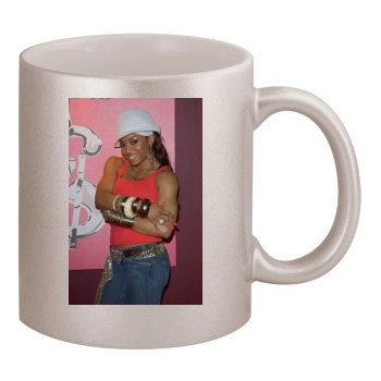 Brooke Valentine 11oz Metallic Silver Mug