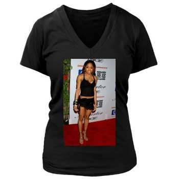 Brooke Valentine Women's Deep V-Neck TShirt