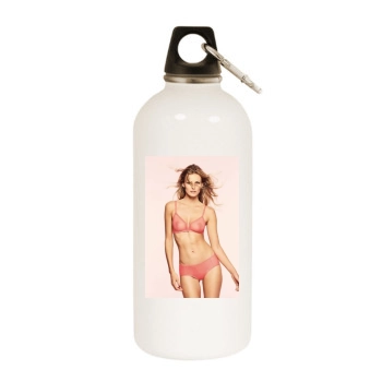 Edita Vilkeviciute White Water Bottle With Carabiner