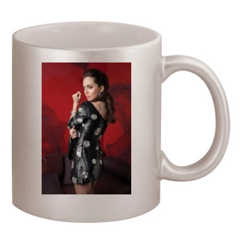 Eliza Dushku 11oz Metallic Silver Mug