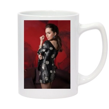 Eliza Dushku 14oz White Statesman Mug